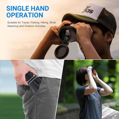 80x100 High Powered Monocular Telescope for Smartphone, AMESEDAK Compact & Portable High Definition Monocular for Adults with Low Night Vision, High Powered Telescope with Smartphone Adapter in Kuwait