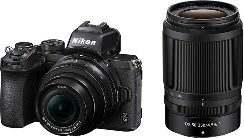 Nikon Z 50 DX-Format Mirrorless Camera Bundle with Nostrand Avenue Camera System Gadget Bag, Software Suite v3, 3-Piece 62mm UV/CPL/ND Filter Kit and 32GB SD Memory Card (5 Items) in Saudi Arabia