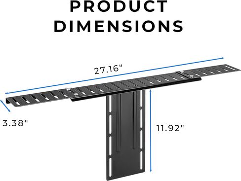 HumanCentric DSLR Monitor Mount Extra Large, Desk Camera, Webcam & Mic | Microphone Shelf for Monitor VESA Arm, Replace Clamp Tripods, 100x100mm Patterns, Aluminum, Hardware Included in Saudi Arabia