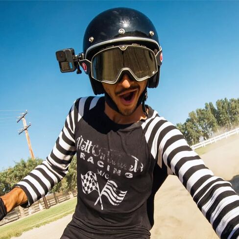 حوامل لاصقة مسطحة + منحنية من GoPro (جميع كاميرات GoPro) - حامل GoPro الرسمي in Kuwait