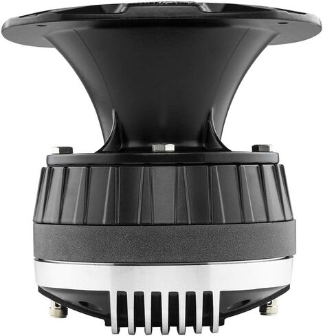 محرك ضغط DS18 PRO-DKH1 مزود بقرن ألومنيوم - 2 بوصة، قوة قصوى 640 وات، 8 أوم، 2 بوصة KSV وملف صوتي بسلك مسطح - لا يمكن مقارنة أي محرك ضغط آخر (فردي) in Kuwait