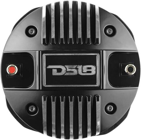 محرك ضغط DS18 PRO-DKH1 مزود بقرن ألومنيوم - 2 بوصة، قوة قصوى 640 وات، 8 أوم، 2 بوصة KSV وملف صوتي بسلك مسطح - لا يمكن مقارنة أي محرك ضغط آخر (فردي) in Kuwait