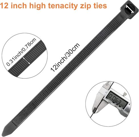 OneLeaf Cable Ties 6 Inch Heavy Duty Zip Ties with 40lb Tensile Strength in Kuwait