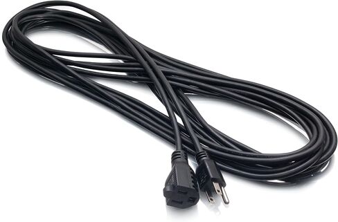 C2G 03137 18 AWG سلك تمديد قصير، سلك طاقة، 1 قدم (0.30 متر)، أسود in Kuwait