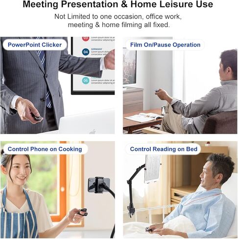 SANWA Bluetooth Finger Ring Mouse, Wireless Presentation Clicker Mouse, Rechargeable Handheld Mini Mouse, 1200 DPI, Wearable Remote mice PPT Slides Compatible with PC Laptop MacOS Windows iOS in Kuwait