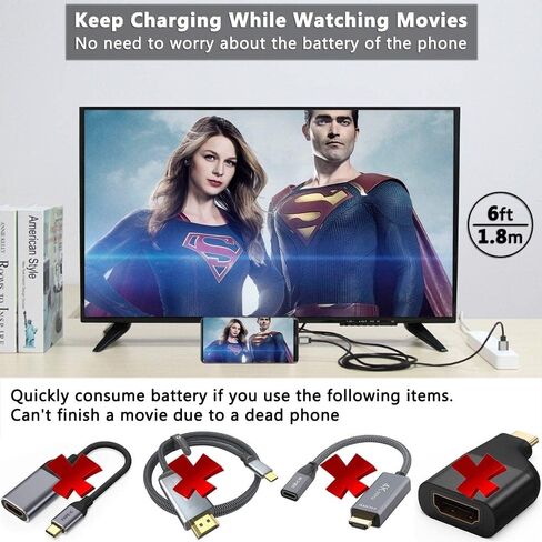 محول HDMI كابل USB من النوع C MHL 4K HD فيديو رقمي محول سلك مرآة شحن لجهاز iMac MacBook Samsung Laptop Galaxy S21 S20 S10 S9 S8 Note 20 10 LG G8 G5 هاتف Android لمراقبة تلفزيون جهاز العرض in Kuwait