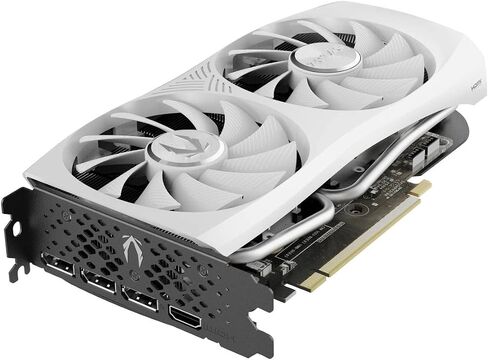 ZOTAC Gaming GeForce RTX 4060 Ti 8GB Twin Edge OC White Edition DLSS 3 8GB GDDR6 128-bit 18 Gbps PCIE 4.0 Compact Graphics Card, IceStorm 2.0 Advanced Cooling, Spectra RGB Lighting, ZT-D40610Q-10M in Saudi Arabia