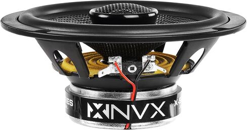NVX® 6.5" Car Speakers 2-Way 6-1/2 inch Coaxial Speaker (Pair) | 600W Max, 200W RMS Car Speakers w/ 1" Silk Dome Tweeters & Built-in X-Overs, Easy to Install in Cars/Trucks/Doors in Kuwait