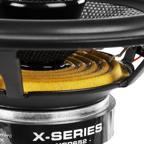 NVX® 6.5" Car Speakers 2-Way 6-1/2 inch Coaxial Speaker (Pair) | 600W Max, 200W RMS Car Speakers w/ 1" Silk Dome Tweeters & Built-in X-Overs, Easy to Install in Cars/Trucks/Doors in Kuwait
