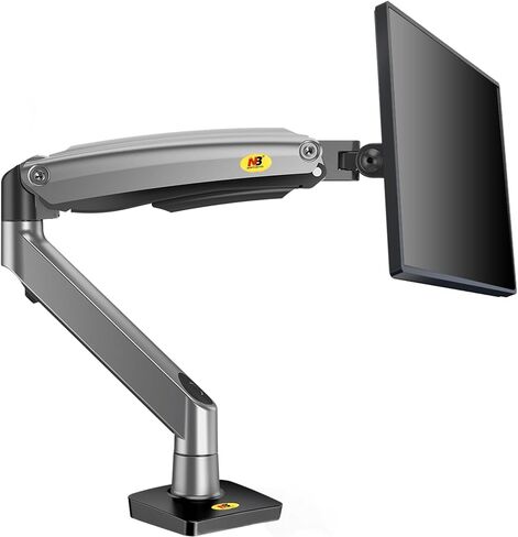 NB North Bayou Monitor Arm Desk Mount Ultra Wide Full Motion Swivel Long Arm with Gas Spring for 22''-35''Monitors from 6.6 to 26.4lbs Height Adjustable Monitor Mount Stand G70 in Kuwait