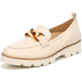 Vionic Women's Charm Cynthia Lug Sole Slip On - Supportive Ladies Lug Sole Loafers That Include Three-Zone Comfort with Orthotic Insole Arch Support, Medium Fit, Sizes 5-11