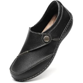 Geoeleph Women's Loafers Casual Slip On Comfort Walking Flats Leather Driving Moccasins in Kuwait