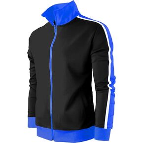SCREENSHOT Mens Hip Hop Premium Slim Fit Comfort Track Jacket - Athletic Fitness Fashion Urban Lifestyle Streetwear Top in Saudi Arabia