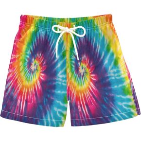 Dussdil Boy's Swim Trunks Kid's Toddler Swim Board Shorts Bathing Suits Swimwear Swimsuit for Boy