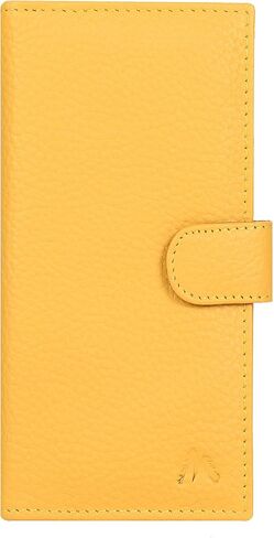 NeoMonte Handmade RFID Leather Checkbook Covers for Men and Women with 6 Credit Card & 1 ID Slot and Pen Holder in Kuwait