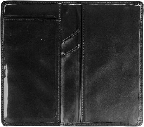Sanlykate Checkbook Cover for Duplicate Checks and Register with Pen Slot, RFID Blocking PU Leather Standard Register Check Book Case Card Holder for Top & Side Tear Checks, Free Divider in Kuwait
