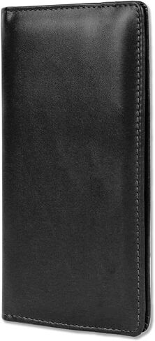 Sanlykate Checkbook Cover for Duplicate Checks and Register with Pen Slot, RFID Blocking PU Leather Standard Register Check Book Case Card Holder for Top & Side Tear Checks, Free Divider in Kuwait
