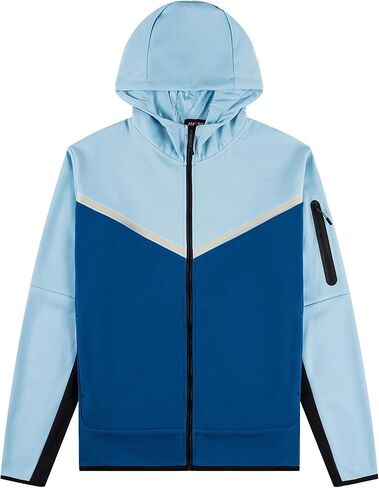 ANGELA BEBE Men's Tracksuits Sweatsuits For Men Hooded Tracksuit Sweatsuit Long Sleeve Full-Zip Jogging Sweatpants 2 Piece in Kuwait