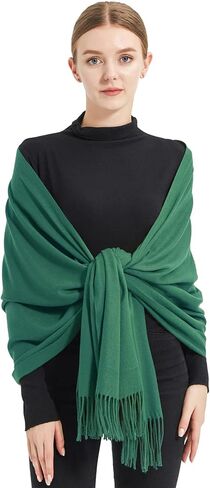 Ciormis Pashmina Scarf for Women, Soft Pashminas Shawls and Wraps for Evening Dresses, Wedding Bride Bridesmaid Shawls Scarf in Saudi Arabia