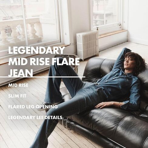 Lee Women's Legendary Mid Rise Flare Jean in Saudi Arabia
