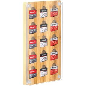 حافظة بطاقات SIM صغيرة مغناطيسية شفافة من FEIFANZHE وفتحات بطاقات Micro SD TF، مع بطاقة Nano SIM/6 TF/SD (بدون بطاقة)-10TFSD in Kuwait