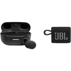 JBL Endurance Race Waterproof Wireless Sport in-Ear Headphones Bundle with gSport Hardshell Case (Black)