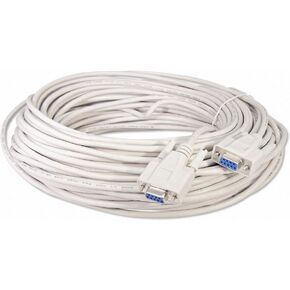 Your Cable Store 100 Foot DB9 9 Pin Serial Port Cable Female/Female RS232 in Saudi Arabia
