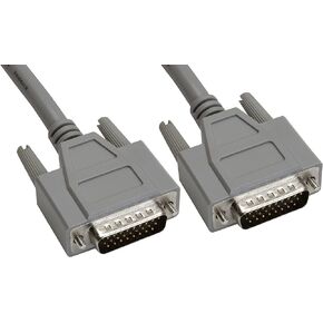 Amphenol CS-DSDHD26MM0-005 كابل 26-Pin HD26 Deluxe D-Sub، محمي، ذكر/ذكر، 5 بوصات، رمادي in Saudi Arabia