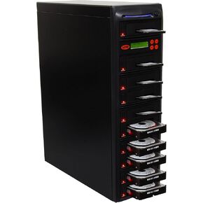 Systor 1:1 HDD/SSD Hard Drive Duplicator - 5.4GB/Min - Standalone Copier & Eraser/Sanitizer for Multiple SATA 3.5 Disk & 2.5 Solid State Drives - Copy Speeds of up to 90MB/Sec (SYS101HS-DP)