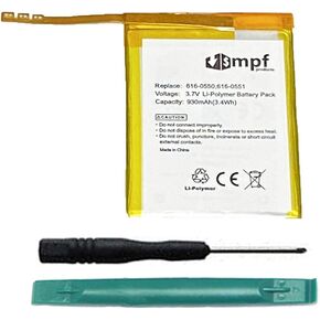 MPF Products 930mAh 616-0550, 616-0551 Battery Replacement Compatible with Apple iPod Touch 4 (4th Generation) A1367 8GB, 16GB, 32GB, 64GB with Installation Tools in Saudi Arabia