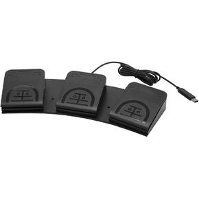iKKEGOL Upgraded USB Triple Foot Pedal Switch Control 3 Three Key Footswitch Program Customized Computer Keyboard Mouse Game Action HID in Saudi Arabia