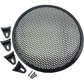 2 Pack 5 Inch Metal Mesh Speaker Grills Covers Subwoofer Grill Protective Case with with Mounting Screws for Home Audio Car Speaker [FDXGYH,Black] in Saudi Arabia
