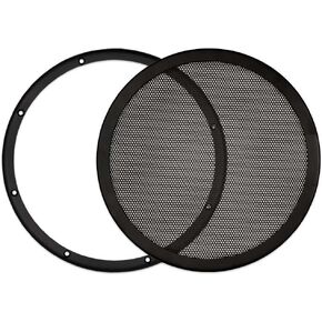 Goldwood Snap On 10" Subwoofer Grille Steel Mesh Speaker Black (SGM10)