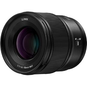 عدسة كاميرا LUMIX S Series من باناسونيك، عدسة قابلة للتبديل مقاس 50 مم F1.8 على شكل حرف L للكاميرات الرقمية ذات الإطار الكامل بدون مرآة، S-S50 (متجددة) in Kuwait