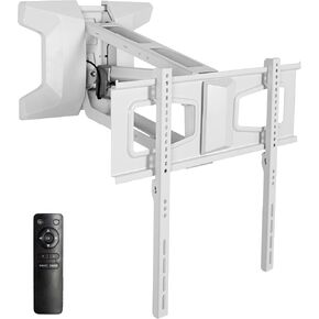 VIVO Motorized TV Wall Mount for 37 to 70 inch Screen up to 77 lbs, Above Fireplace Height Adjustable Electric Pull Down Mantel Bracket, Black, MOUNT-E-M070R in Saudi Arabia