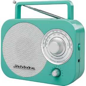 Jensen SB2000RB Portable AM/FM Radio in Red