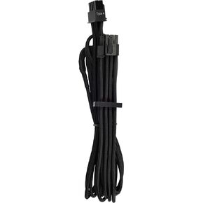 CORSAIR Premium 2x PCIe Single Cable – Black, 2 Yr Warranty, for Corsair PSUs