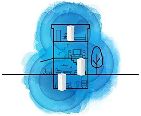 Linksys WHW0101-RM2 Velop Mesh WiFi System Dual-Band AC3900, White, 3-Pack (Refurbished) in Kuwait