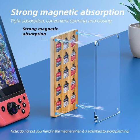 حافظة بطاقات SIM صغيرة مغناطيسية شفافة من FEIFANZHE وفتحات بطاقات Micro SD TF، مع بطاقة Nano SIM/6 TF/SD (بدون بطاقة)-10TFSD in Kuwait