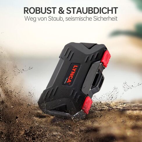 لينكا حافظة حماية احترافية مقاومة للماء ومضادة للصدمات لتخزين بطاقات الذاكرة لـ 8 بطاقات SD و4 بطاقات سي اف و12 بطاقة TF (مايكرو اس دي) in Kuwait