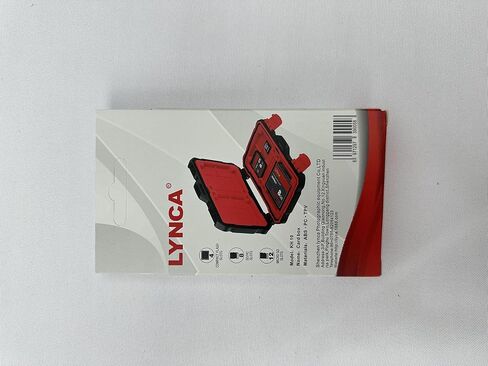 لينكا حافظة حماية احترافية مقاومة للماء ومضادة للصدمات لتخزين بطاقات الذاكرة لـ 8 بطاقات SD و4 بطاقات سي اف و12 بطاقة TF (مايكرو اس دي) in Kuwait