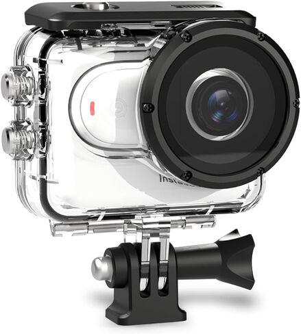 Dive Case for Insta360 GO 3, Waterproof Protective 197ft/60m Underwater Dive Housing Shell with Bracket Accessories (Round) in Kuwait