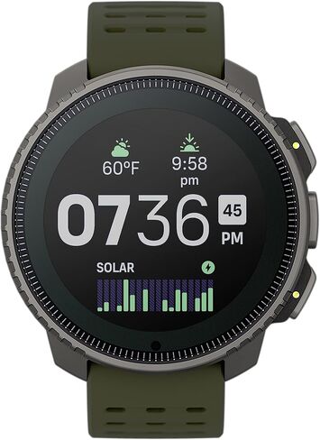 SUUNTO Vertical GPS Sports Watch, 1.4" Touchscreen 95+ Sports Modes, Lime | Offline Maps, 30-day Battery Life, Dual-Band GNSS, Outdoor Training&Expedition, SUUNTO App, Adventure Watch in Kuwait