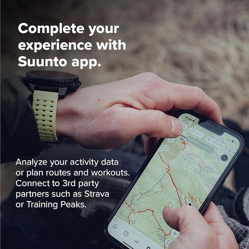 SUUNTO Vertical GPS Sports Watch, 1.4" Touchscreen 95+ Sports Modes, Lime | Offline Maps, 30-day Battery Life, Dual-Band GNSS, Outdoor Training&Expedition, SUUNTO App, Adventure Watch in Kuwait