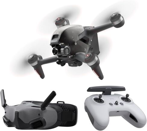 DJI FPV Combo (Goggles V2), First-Person View Drone with 4K Camera, S Flight Mode, Super-Wide 150° FOV, HD Low-Latency Transmission, FAA Remote ID Compliant in Saudi Arabia