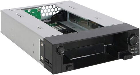 ICY DOCK 2 Bay 2.5" & 3.5" SATA HDD/SSD Hot Swap Mobile / Caddy / Docking for External 5.25" Bay | DuoSwap MB971SP-B in Kuwait