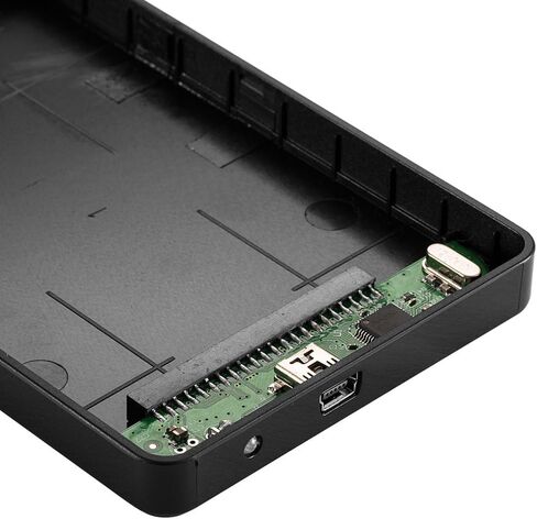 Zheino IDE Enclosure 2.5 Inch USB 2.0 44PIN IDE/PATA Hard Drive Disk HDD External Enclosure Case with USB 2.0 Cable Tool-Free in Saudi Arabia