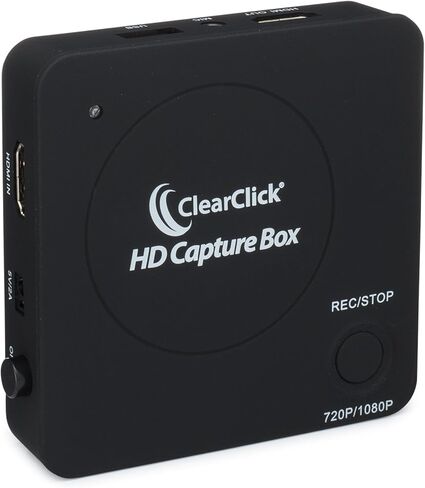 ClearClick HD Capture Box - التقط الفيديو من أجهزة الألعاب ومصادر HDMI (لا يتطلب جهاز كمبيوتر) in Kuwait