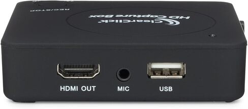 ClearClick HD Capture Box - التقط الفيديو من أجهزة الألعاب ومصادر HDMI (لا يتطلب جهاز كمبيوتر) in Kuwait