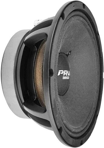 PRV AUDIO 8 Inch Midrange Speaker 8MR600X-4, 600 Watts 4 Ohm, 2 in Voice Coil, X-treme Mid Range Loudspeaker for Pro Car Audio Systems (Single) in Saudi Arabia